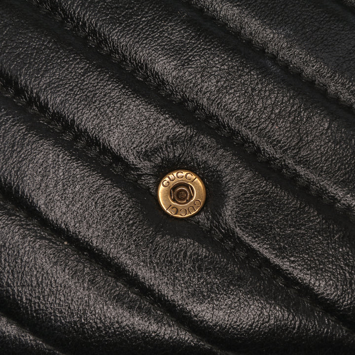 Gucci GG Marmont Matelasse Cuir Torchon Wallet on Chain