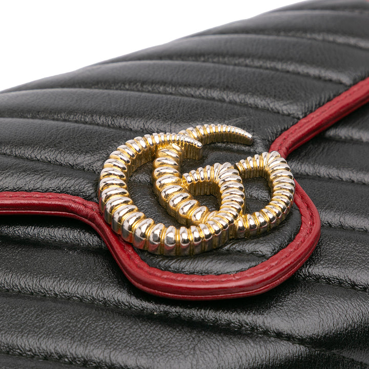 Gucci GG Marmont Matelasse Cuir Torchon Wallet on Chain
