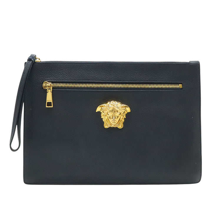 Versace Large La Medusa Palazzo Cuir Pochette