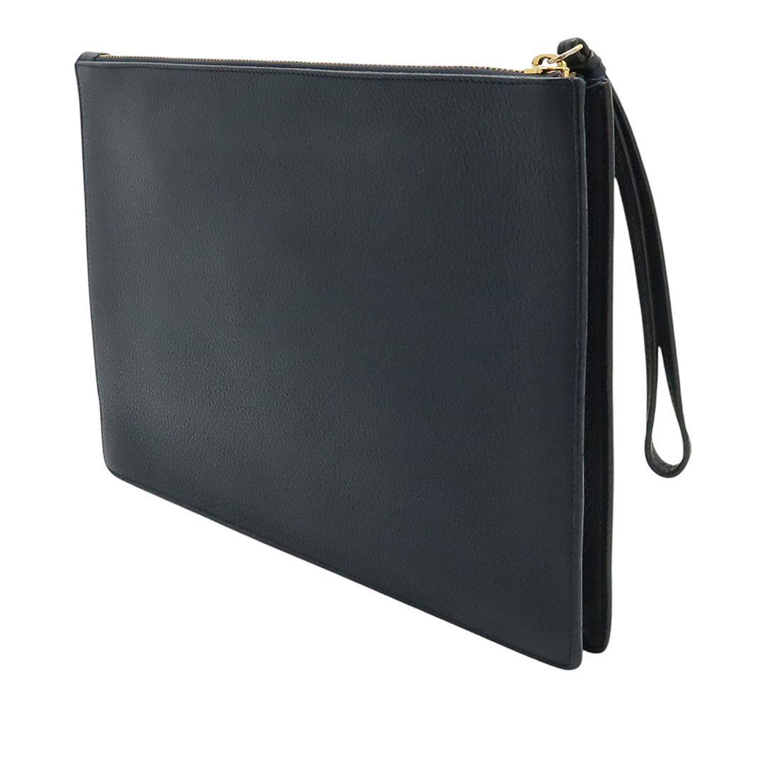 Versace Large La Medusa Palazzo Cuir Pochette
