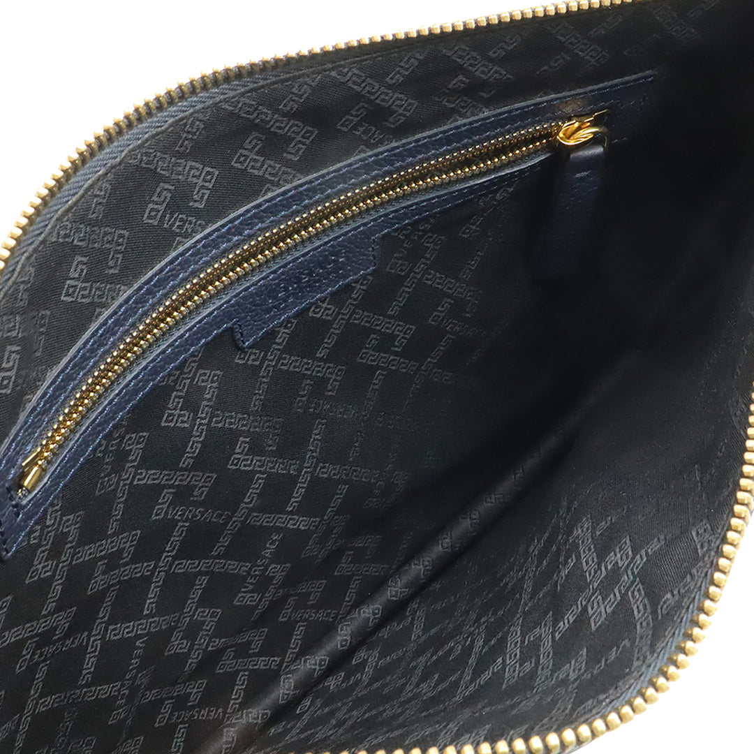 Versace Large La Medusa Palazzo Cuir Pochette