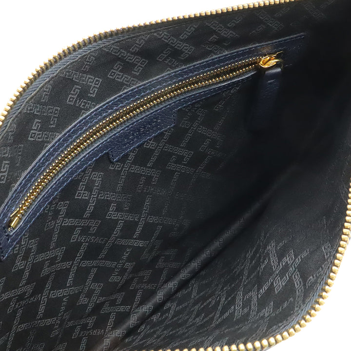 Versace Large La Medusa Palazzo Cuir Pochette