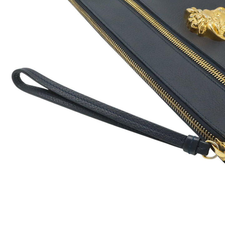 Versace Large La Medusa Palazzo Cuir Pochette