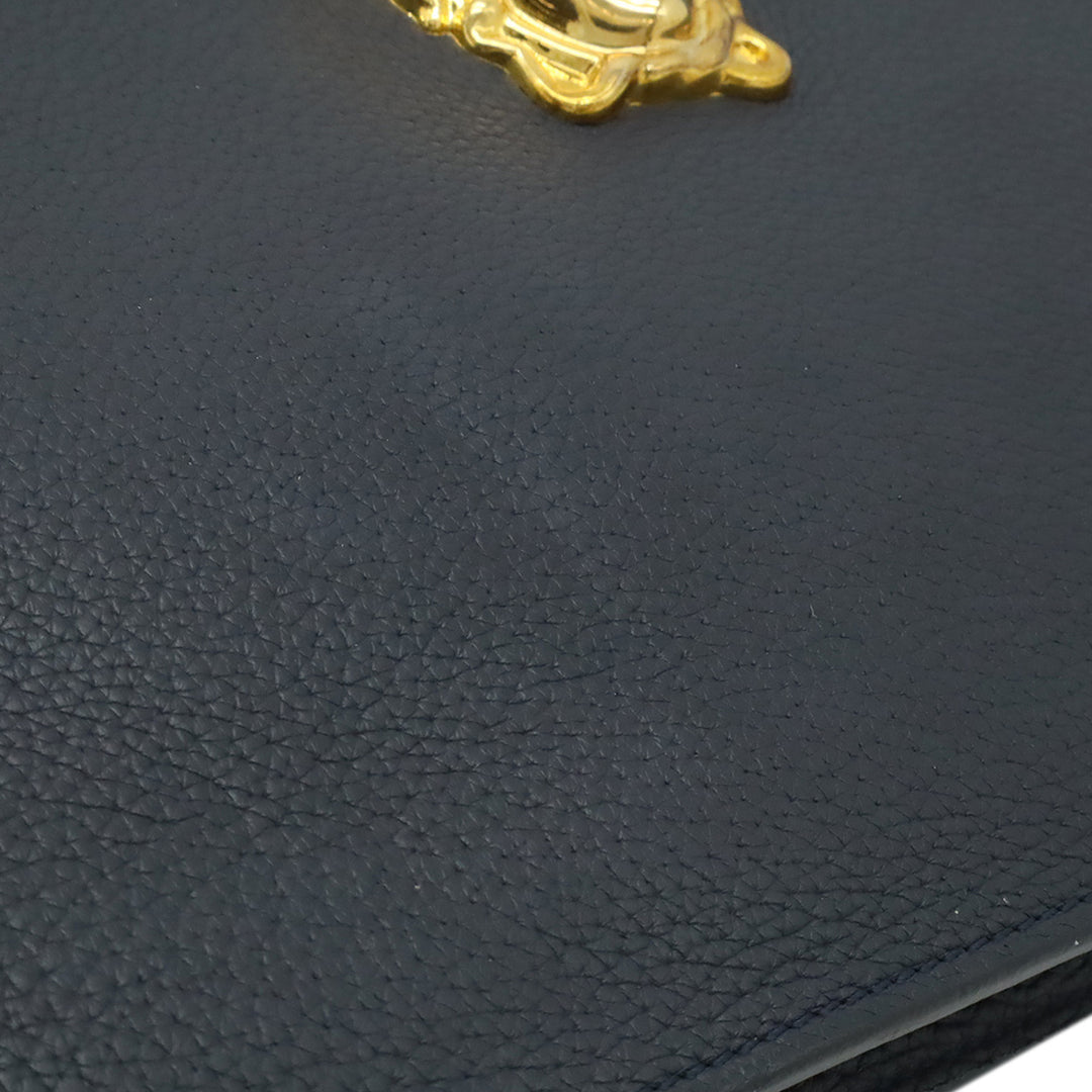 Versace Large La Medusa Palazzo Cuir Pochette