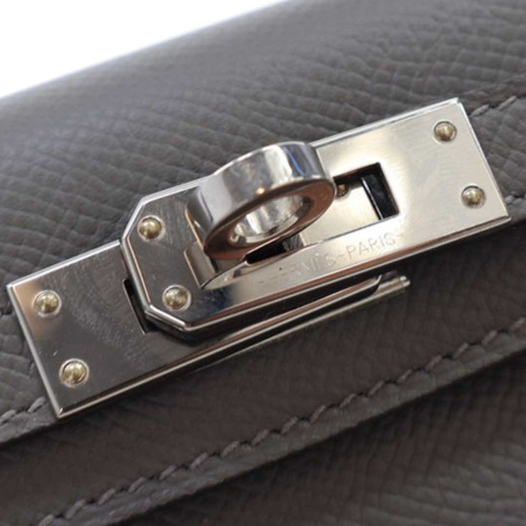 Mini Epsom Kelly II Sellier 20 Gray - Gaby Paris