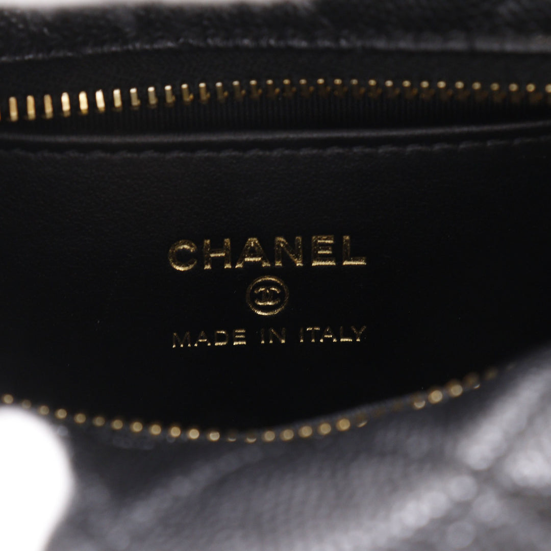 Chanel Mini Matelassé Caviar Polly Pocket Hobo