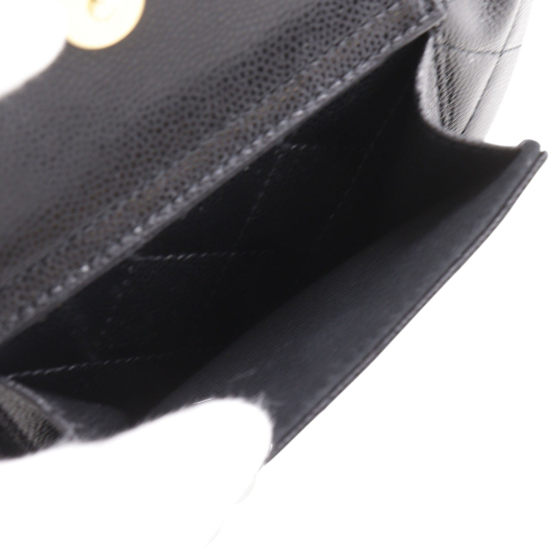 Chanel Mini Matelassé Caviar Polly Pocket Hobo