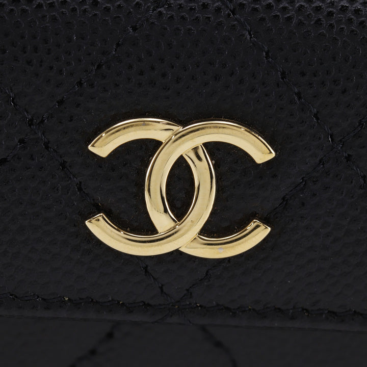 Chanel Mini Matelassé Caviar Polly Pocket Hobo