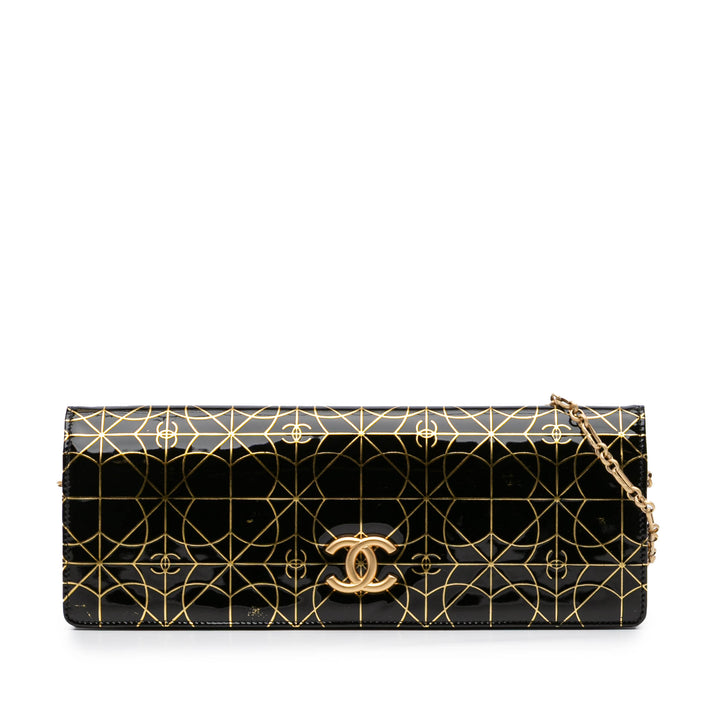 Chanel Paris Moscou Vinyl Moujik Pochette avec chaîne