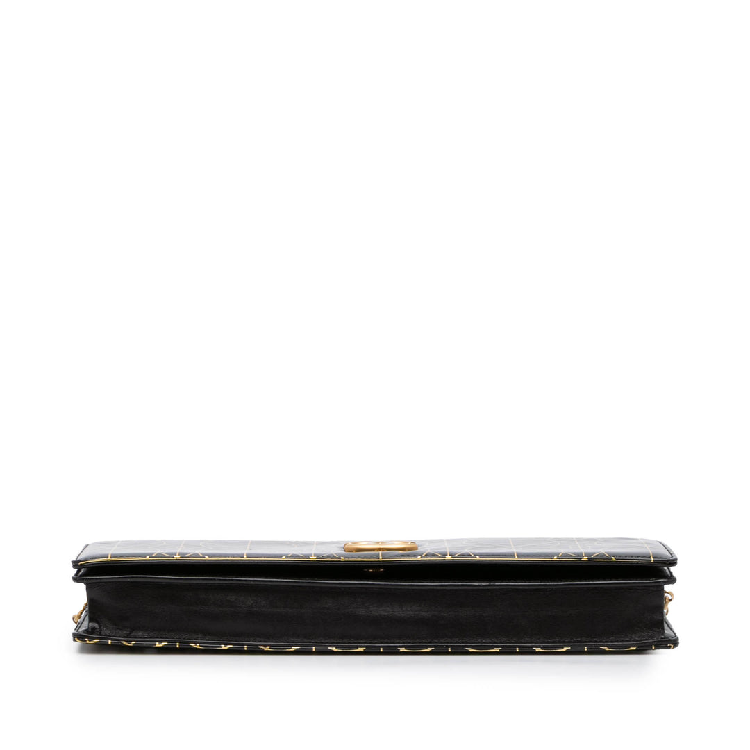 Chanel Paris Moscou Vinyl Moujik Pochette avec chaîne