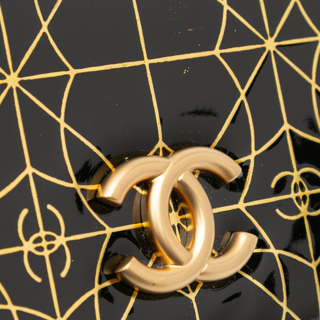 Chanel Paris Moscou Vinyl Moujik Pochette avec chaîne