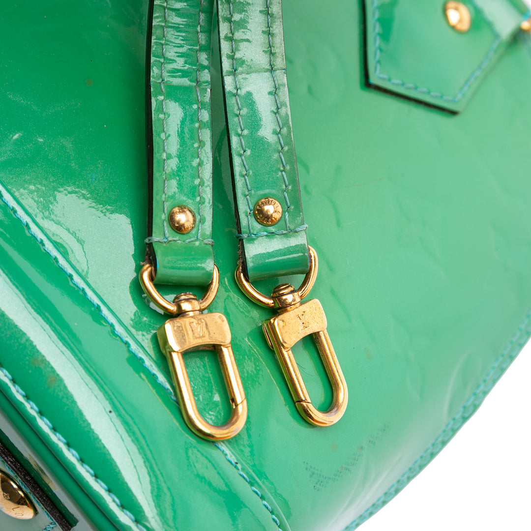 Louis Vuitton Monogram Vernis Alma BB Vert