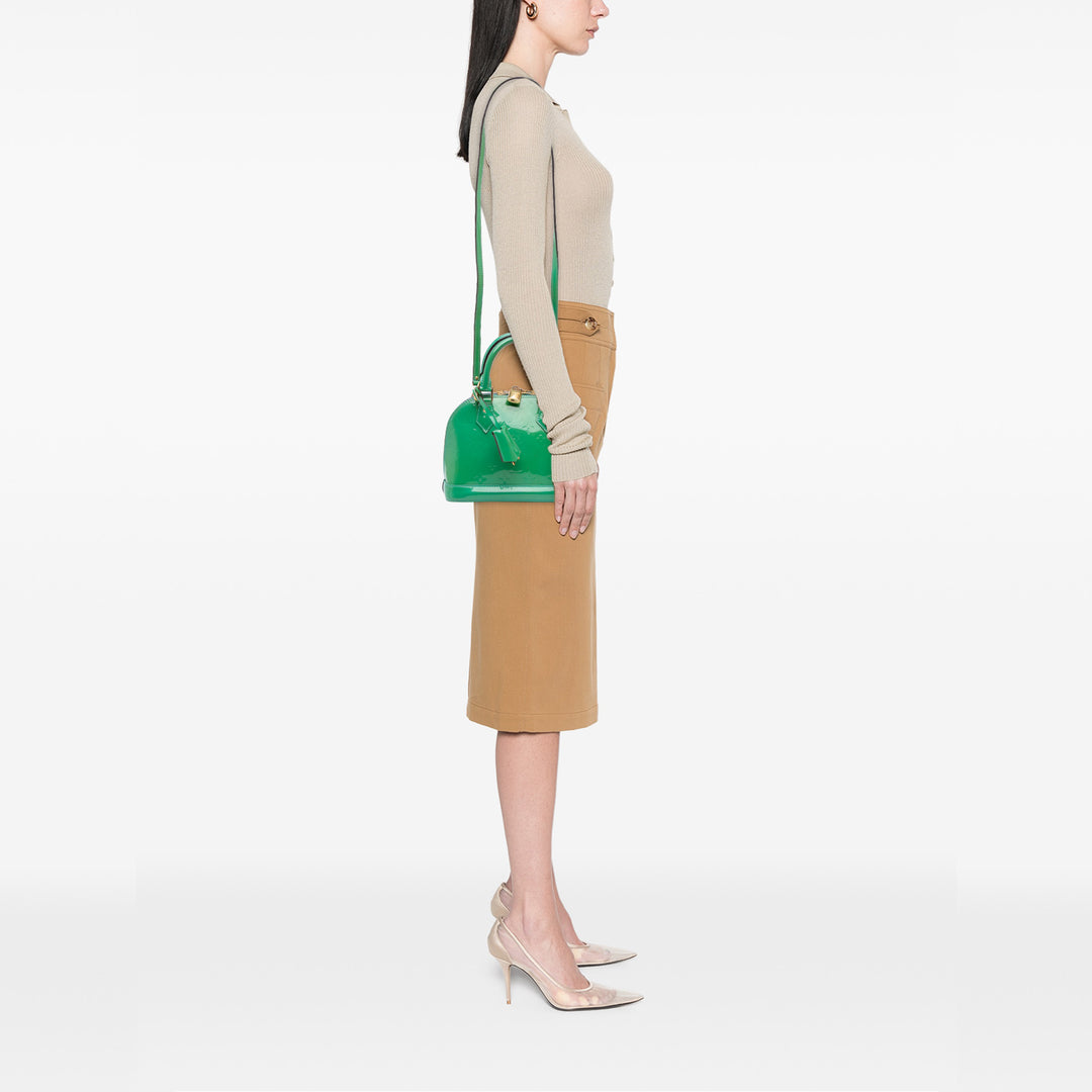 Louis Vuitton Monogram Vernis Alma BB Vert