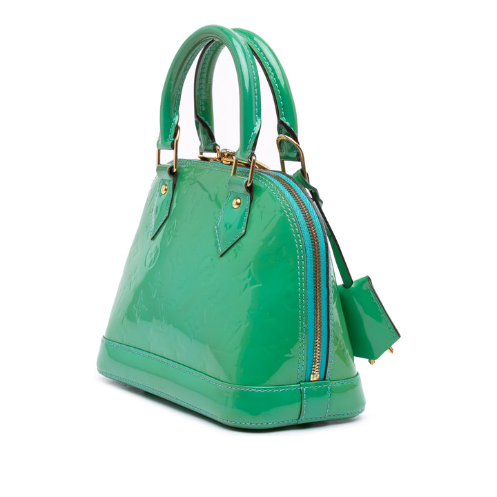Louis Vuitton Monogram Vernis Alma BB Vert