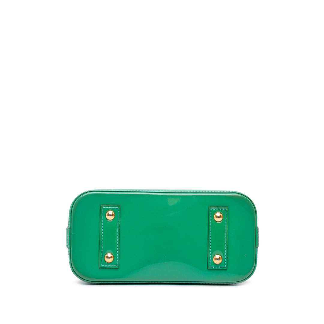 Louis Vuitton Monogram Vernis Alma BB Vert