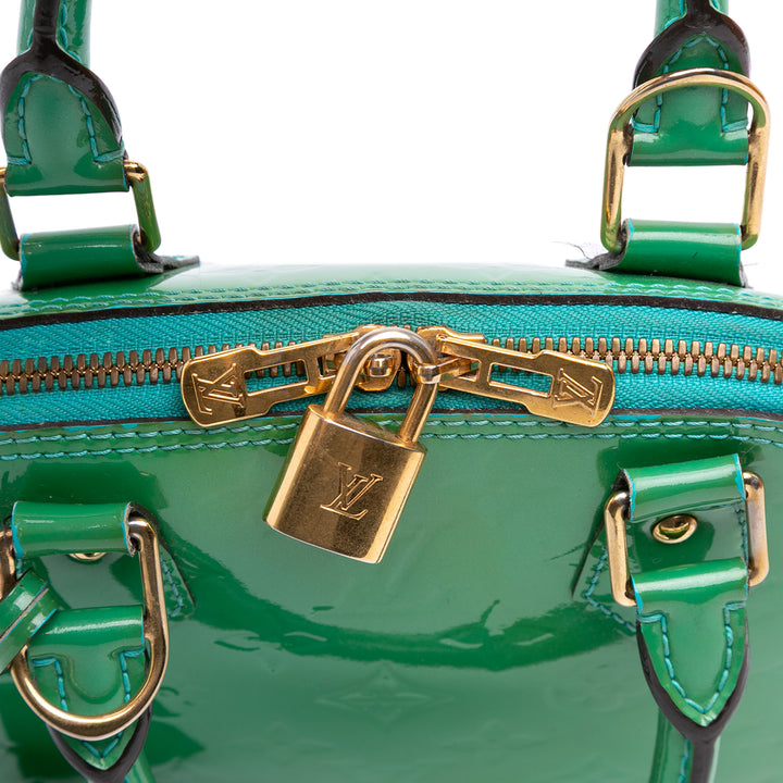 Louis Vuitton Monogram Vernis Alma BB Vert