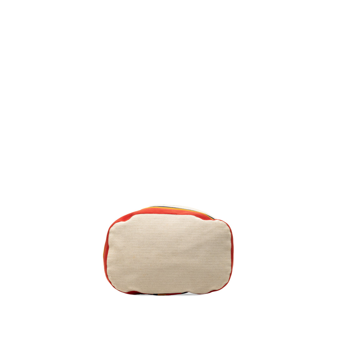 Hermès Toile Chevron Cavalier Sling Sac