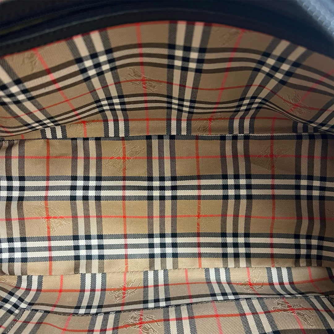 Burberry Cuir Boston Sac