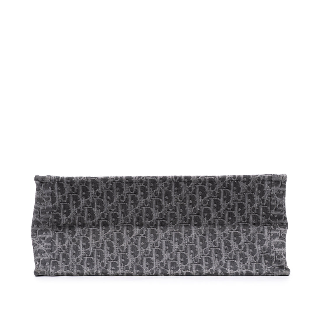 Dior Large Oblique brodé Jean Book Cabas