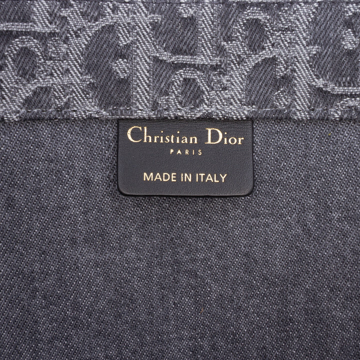 Dior Large Oblique brodé Jean Book Cabas