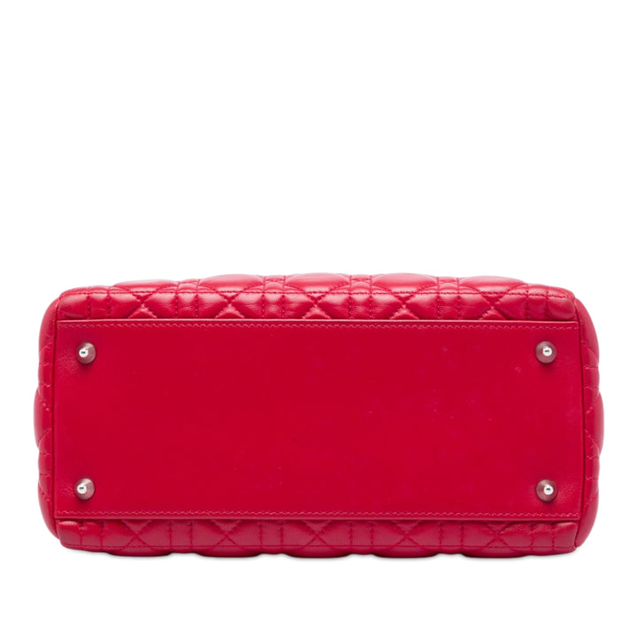 Dior Medium Cuir de veau Cannage Lady Dior