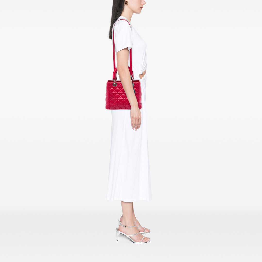 Dior Medium Cuir de veau Cannage Lady Dior