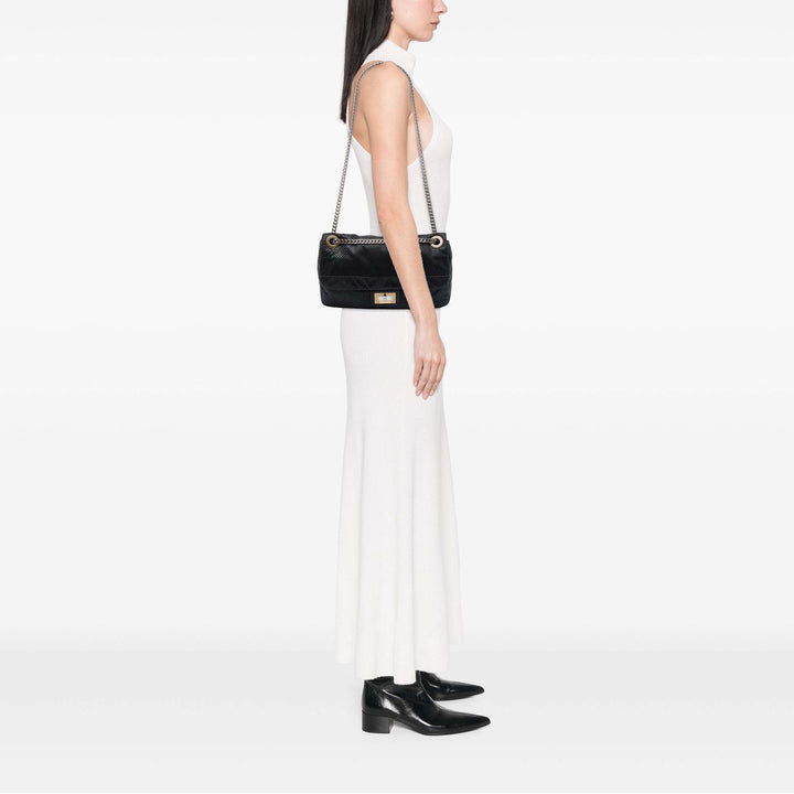 Chanel perforé Reissue 2.55 Drill à rabat Moyen Cuir de veau