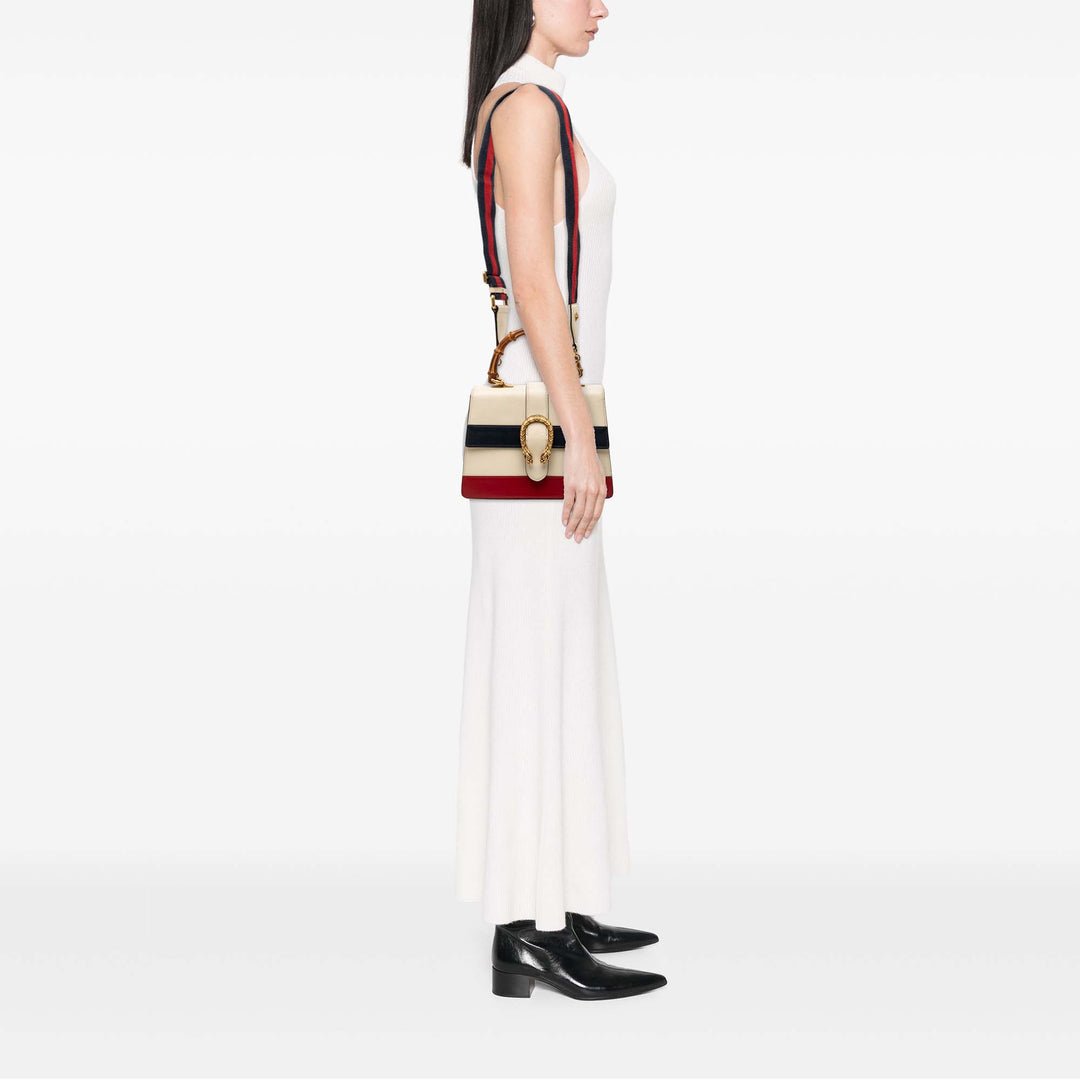 Gucci Medium Cuir Bamboo Dionysus Web Sac