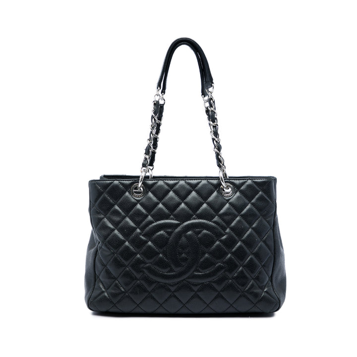 Chanel Cabas Cuir caviar Noir – vue principale – GABY PARIS