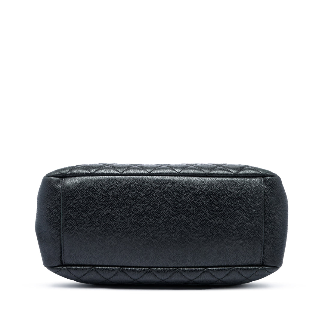 Chanel Cabas Cuir caviar Noir – vue 3 – GABY PARIS