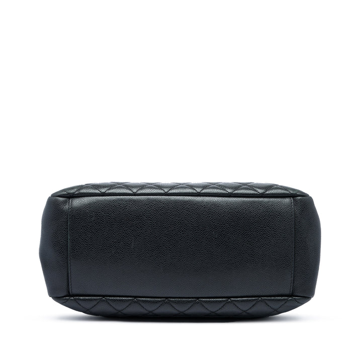 Chanel Cabas Cuir caviar Noir – vue 3 – GABY PARIS