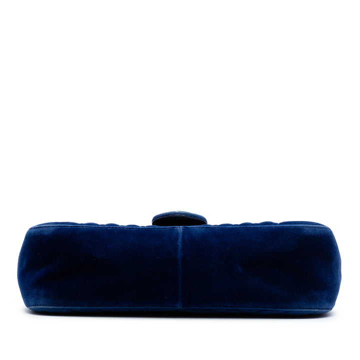 Gucci Medium GG Marmont Matelasse Velours Sac bandoulière