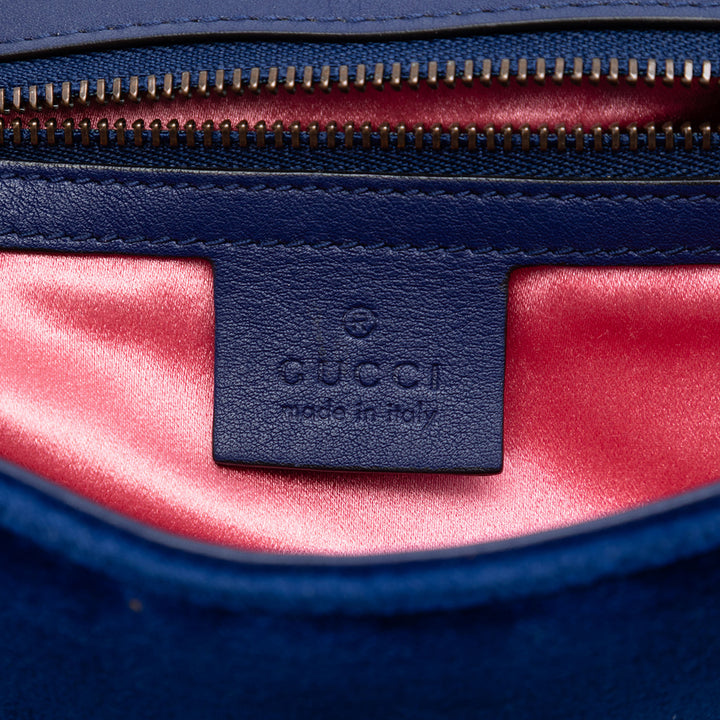 Gucci Medium GG Marmont Matelasse Velours Sac bandoulière