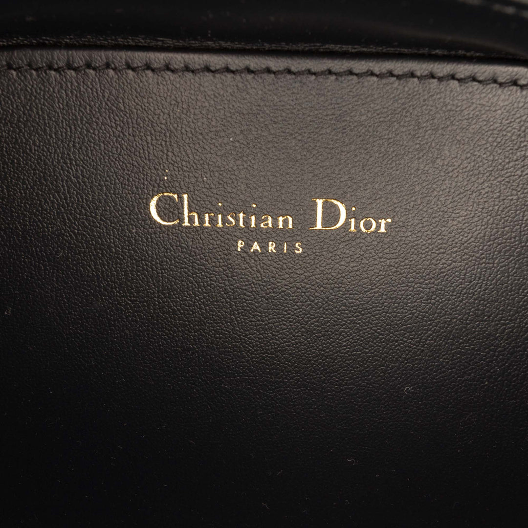 Dior Cuir et Oblique Toile CD Oval Sac caméra