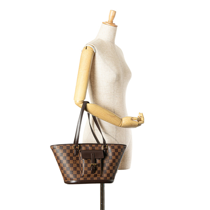 Damier Ebene Manosque PM Brown - Gaby Paris