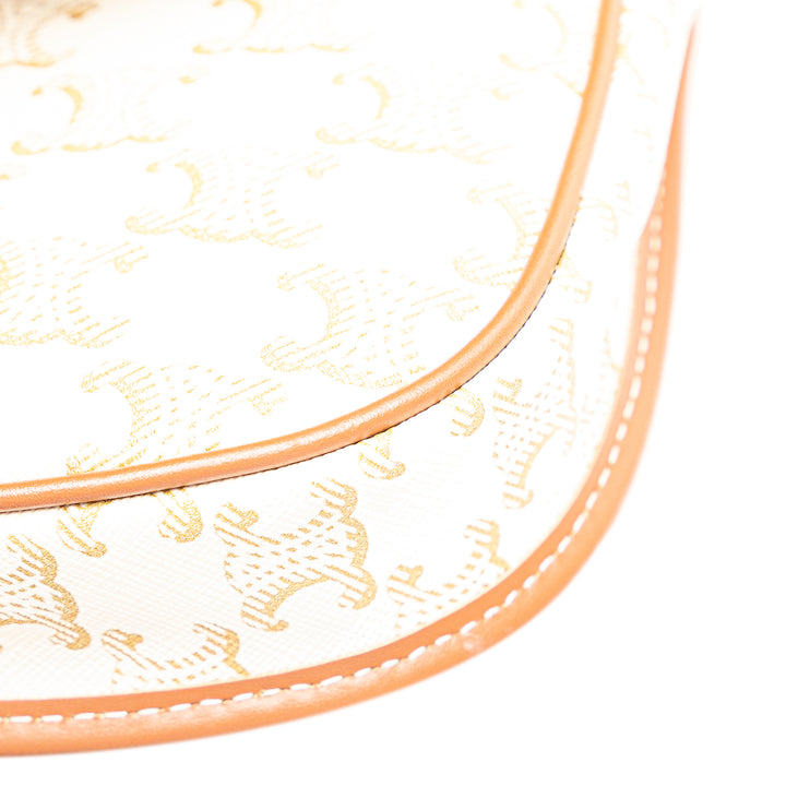 Celine Mini Triomphe Coated Toile Besace Sac porté croisé
