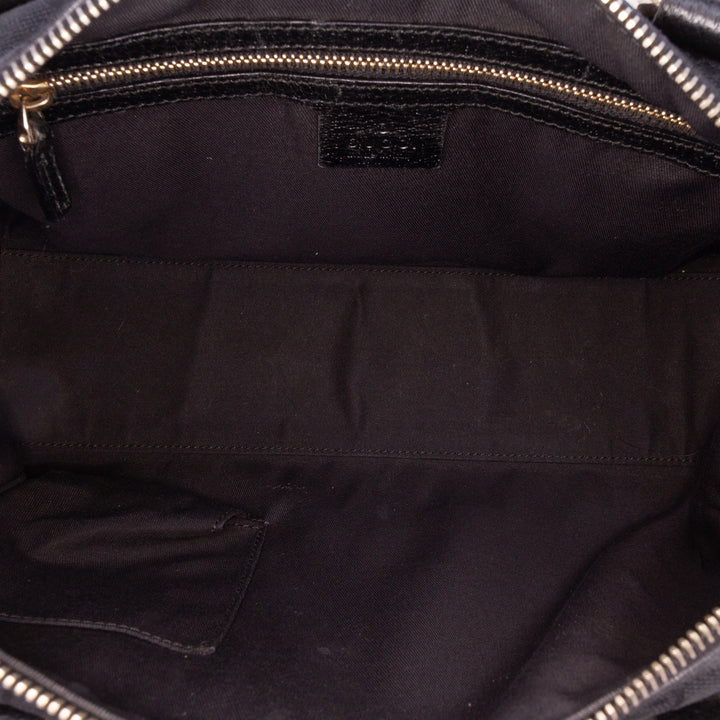 GG Canvas Charmy Boston Bag Black - Gaby Paris