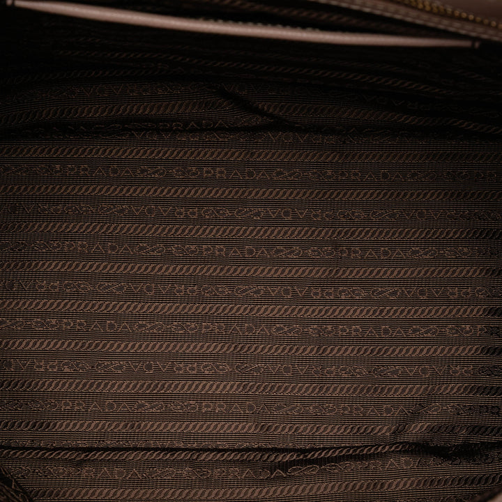 Prada Large Saffiano Lux Galleria Double Zip Sac