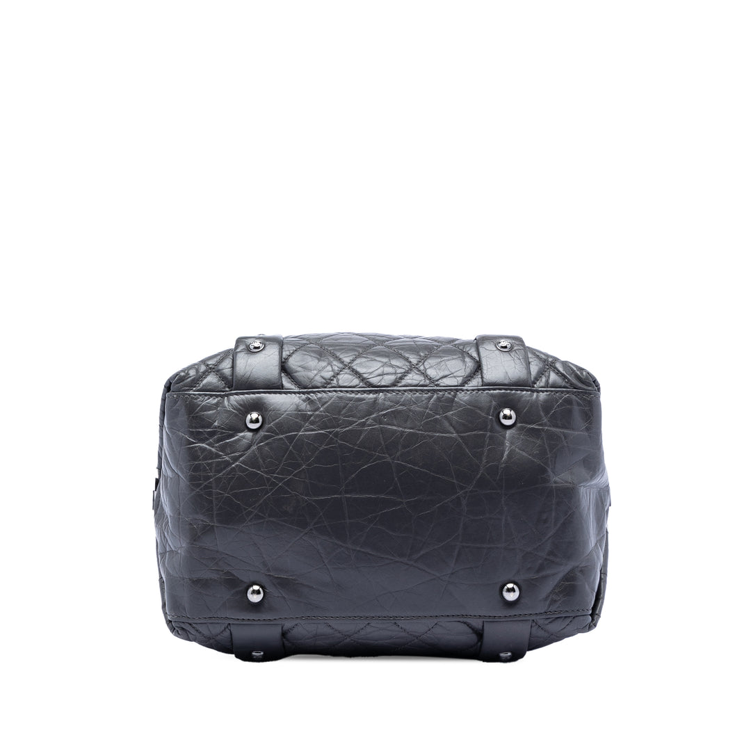 Chanel Small Distressed Cuir d’agneau Lady Braid Cabas