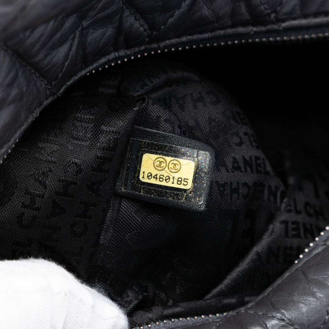 Chanel Small Distressed Cuir d’agneau Lady Braid Cabas