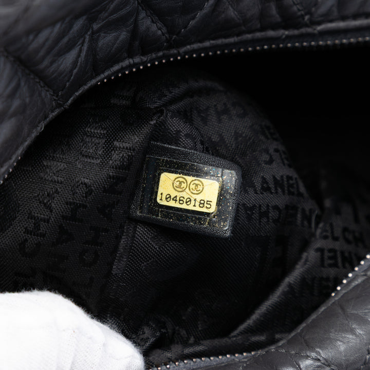 Chanel Small Distressed Cuir d’agneau Lady Braid Cabas