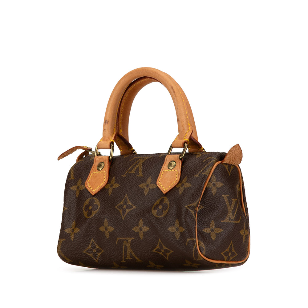 Monogram Nano Speedy Bandouliere Brown - Gaby Paris