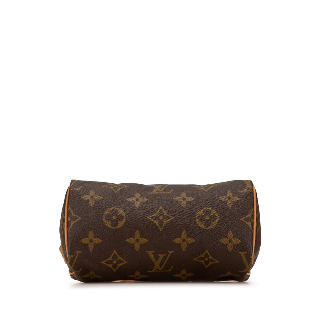 Monogram Nano Speedy Bandouliere Brown - Gaby Paris