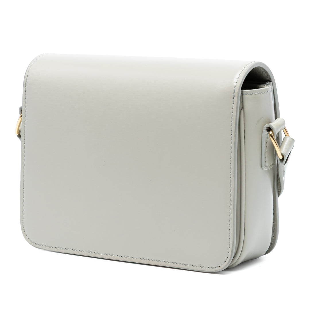 Celine Teen brillant Cuir de veau Triomphe Sac porté croisé