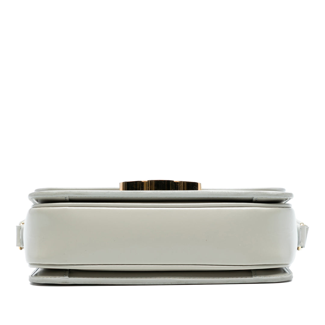 Celine Teen brillant Cuir de veau Triomphe Sac porté croisé