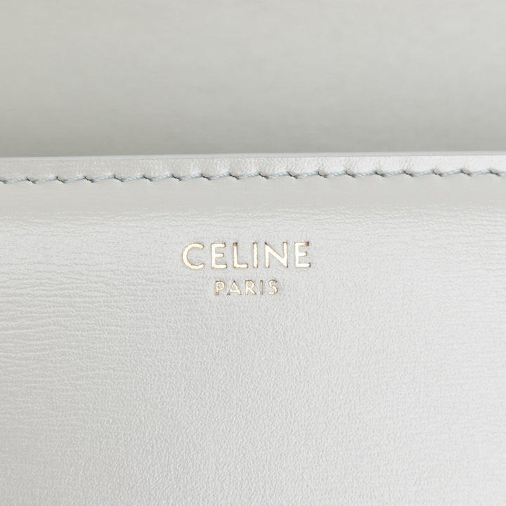 Celine Teen brillant Cuir de veau Triomphe Sac porté croisé