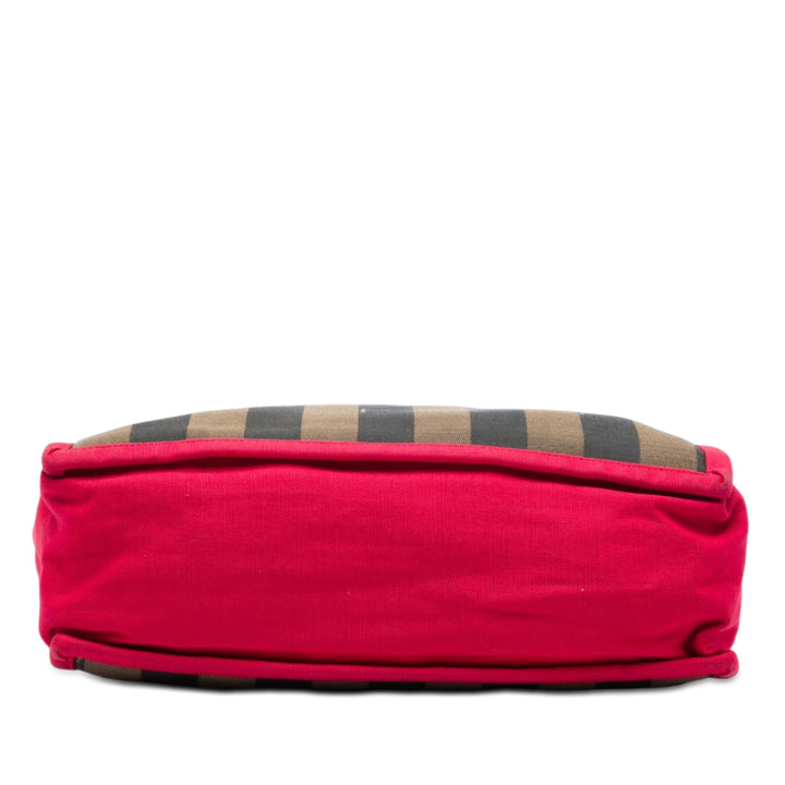 Fendi Pequin Toile Simply Shopping Cabas