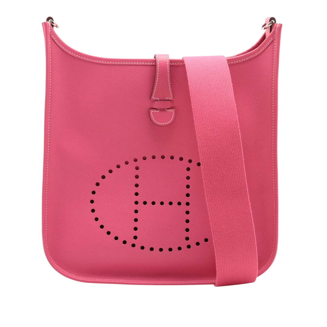 Hermès Sac bandoulière Evelyne 29 Epsom Rose – vue principale – GABY PARIS