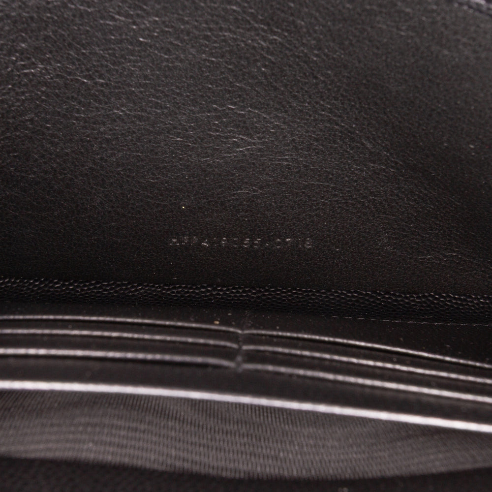 Grain De Poudre Double Zip Around Travel Organizer Wallet Black - Gaby Paris