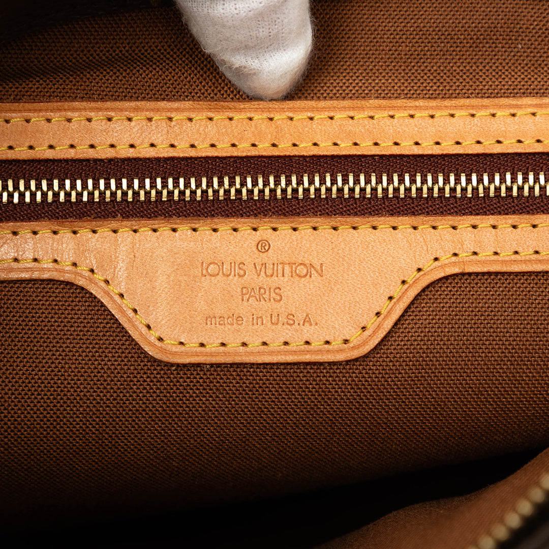 Cabas Piano Monogram Marron